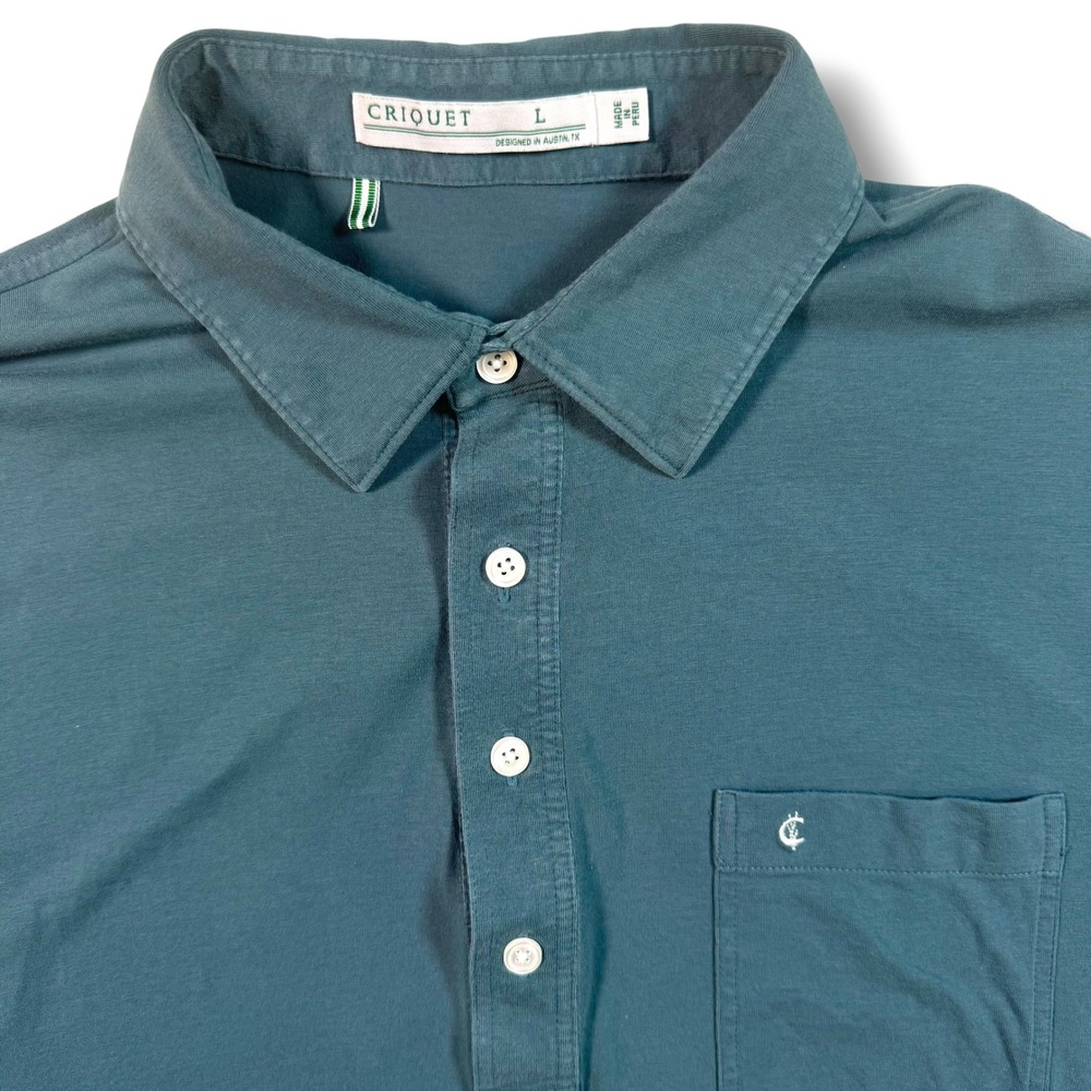 Criquet Redtail Golf Players Shirt Polo Men's Size Large
